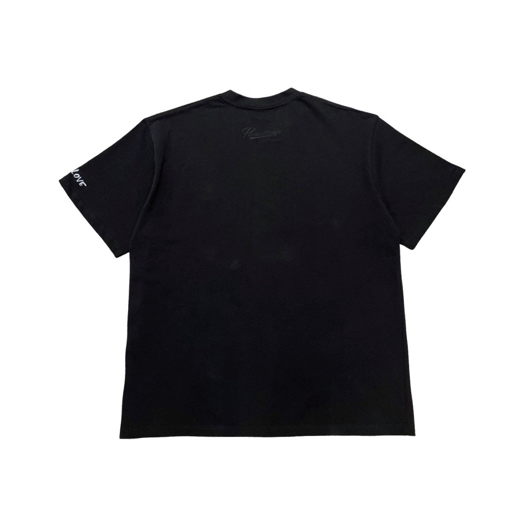 BIG LOGO S/S TEE - BLACK / BLACK