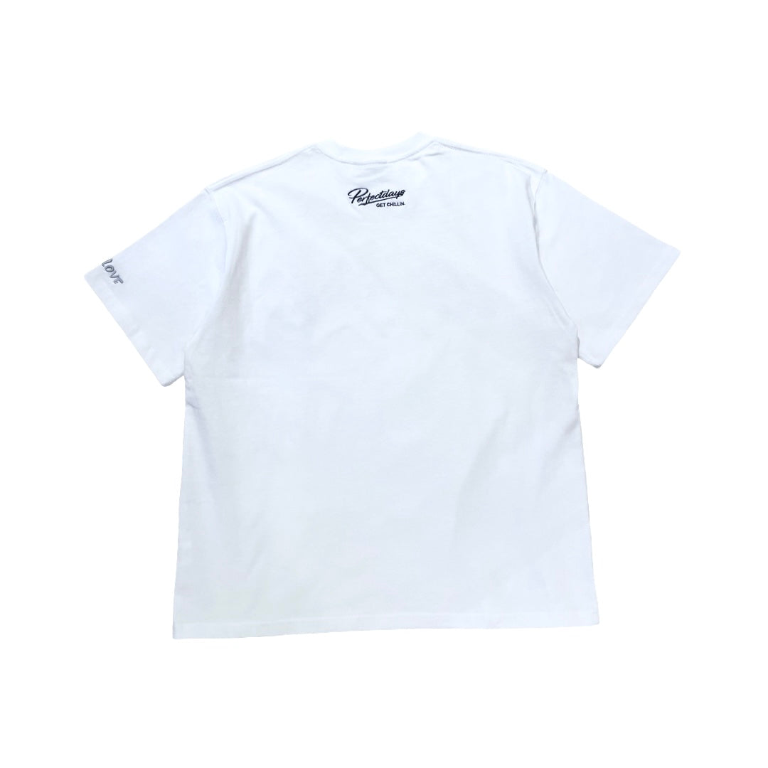 BIG LOGO S/S TEE - WHITE / BLACK