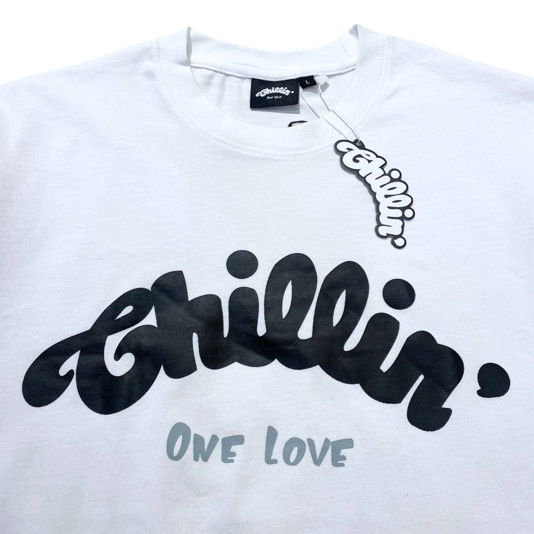 BIG LOGO S/S TEE - WHITE / BLACK