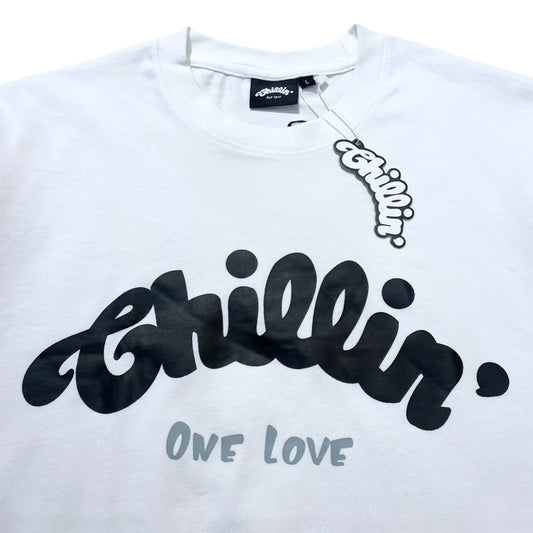 BIG LOGO S/S TEE - WHITE / BLACK