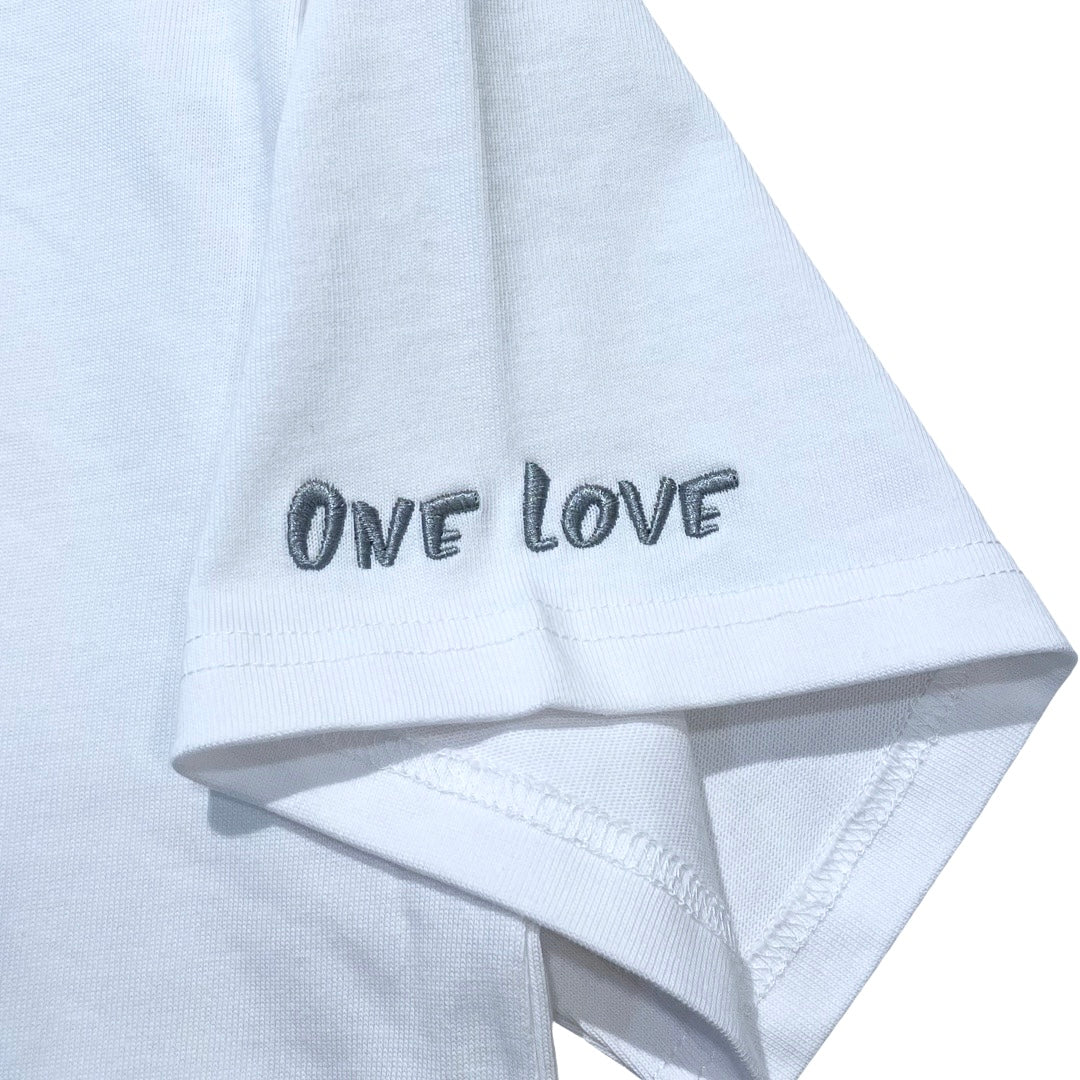 BIG LOGO S/S TEE - WHITE / BLACK