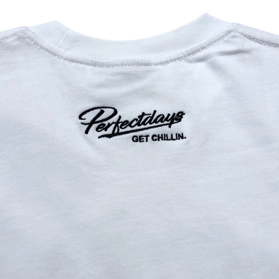 BIG LOGO S/S TEE - WHITE / BLACK