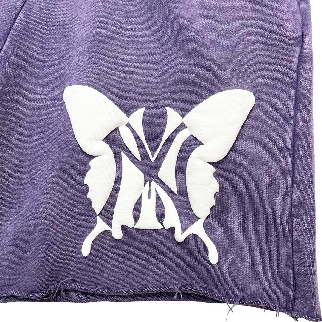 NY BUTTERFLY PIGMENT SHORTS - PURPLE