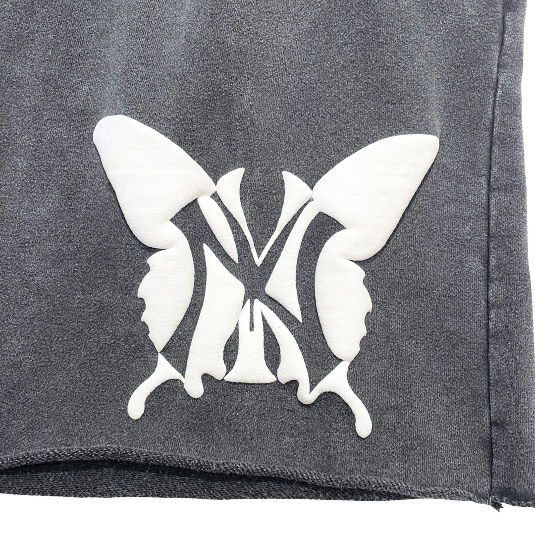 NY BUTTERFLY PIGMENT SHORTS - BLACK