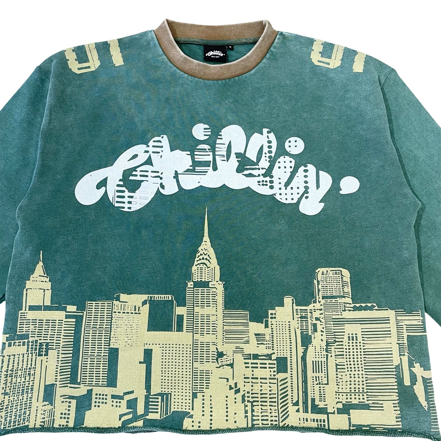 CROPPED LONG SLEEVE "NEW YORK"