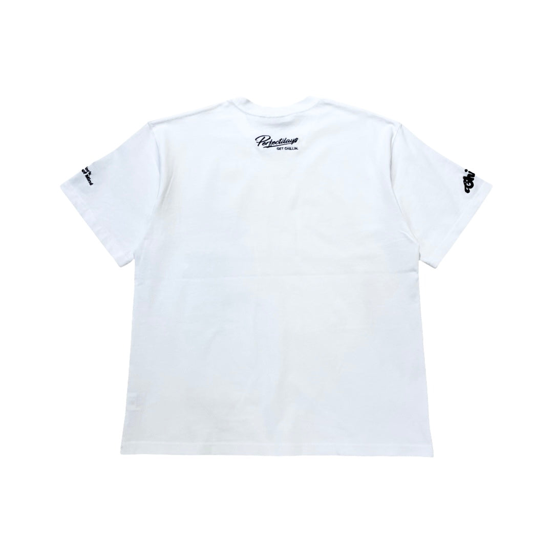 NY BUTTERFLY S/S TEE - WHITE / BLACK