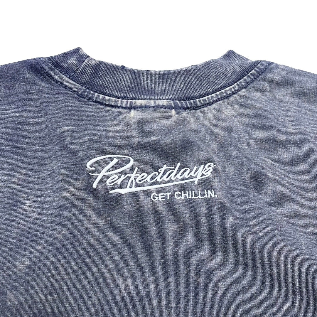 Women's CROPPED PIGMENT S/S TEE - NAVY