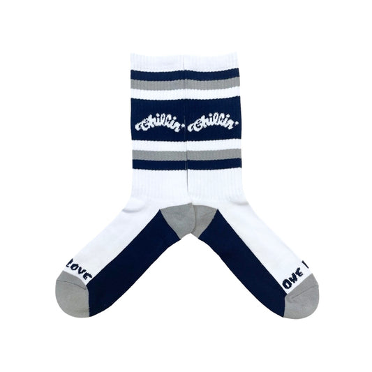 LOGO SOCKS - NAVY