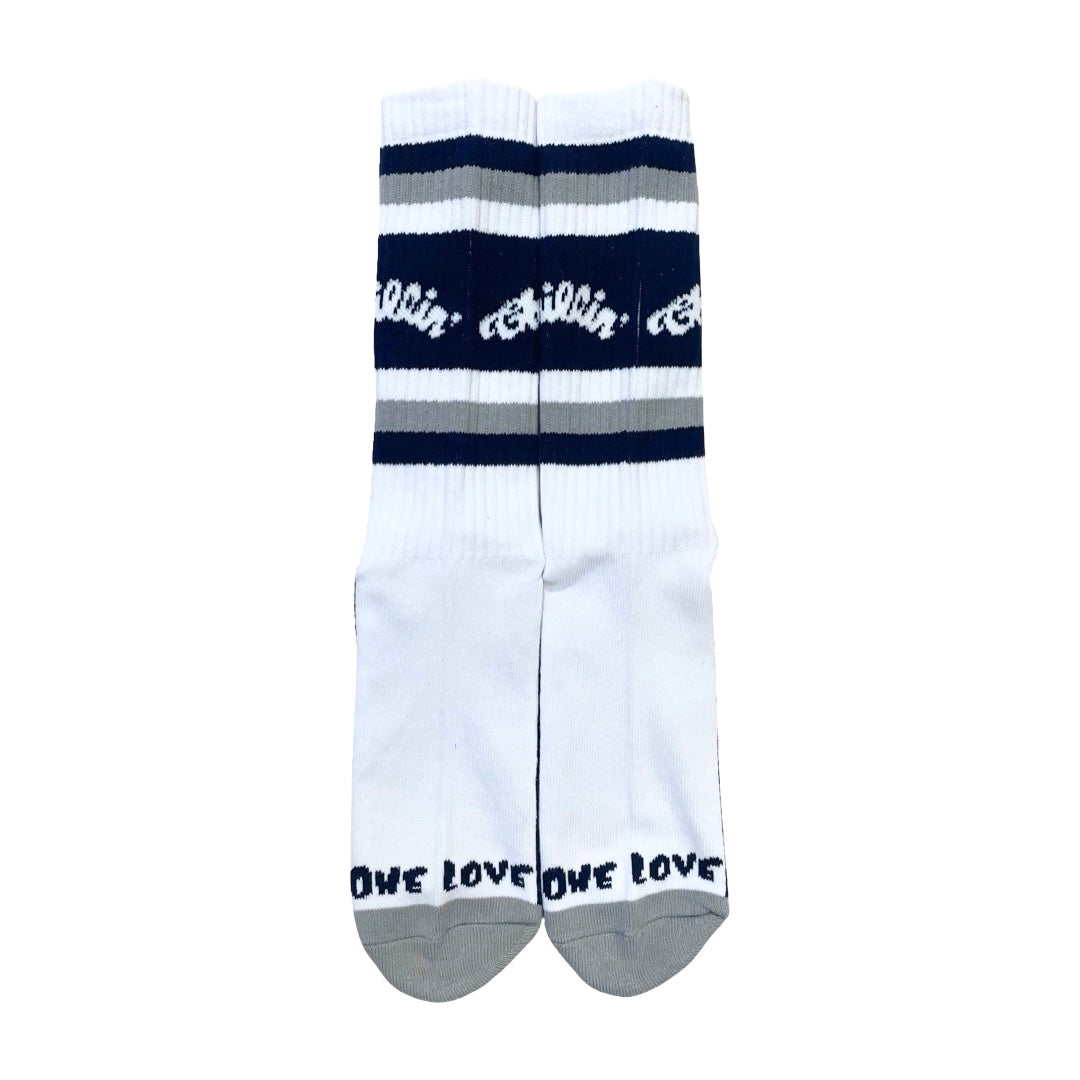 LOGO SOCKS - NAVY