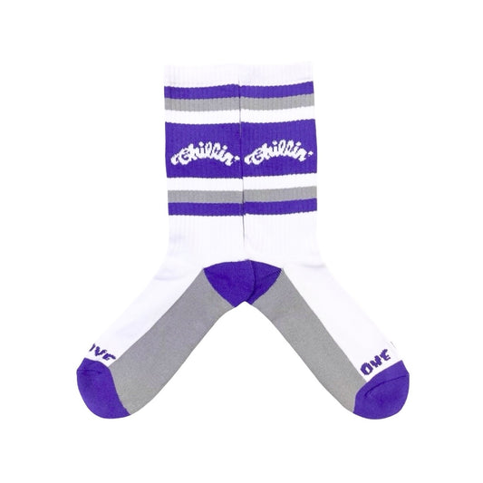 LOGO SOCKS - PURPLE
