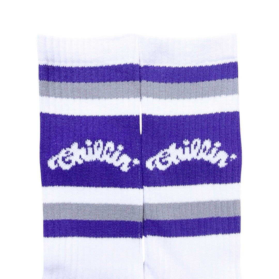 LOGO SOCKS - PURPLE