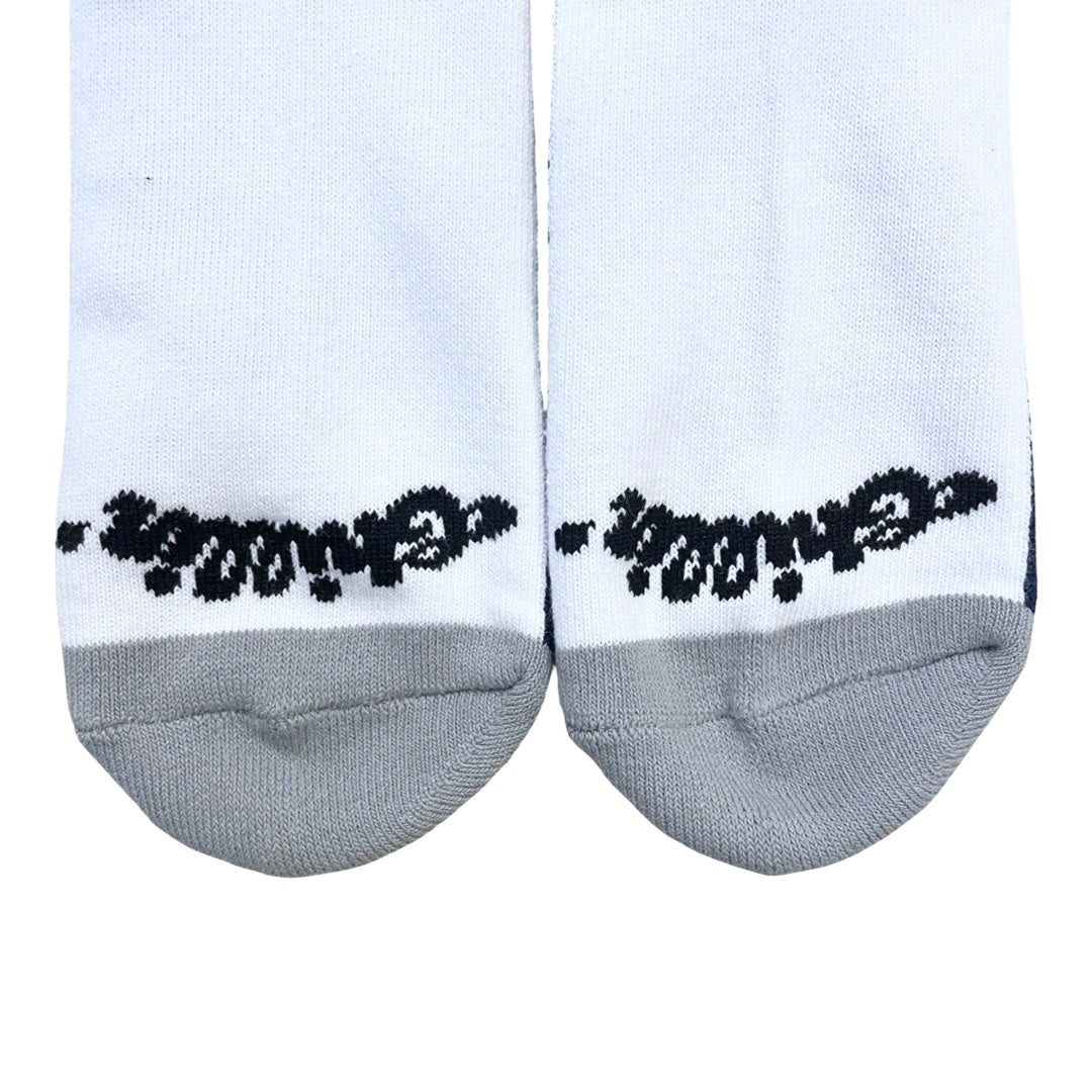 CITY NY REFLECTOR SOCKS - WHITE / NAVY