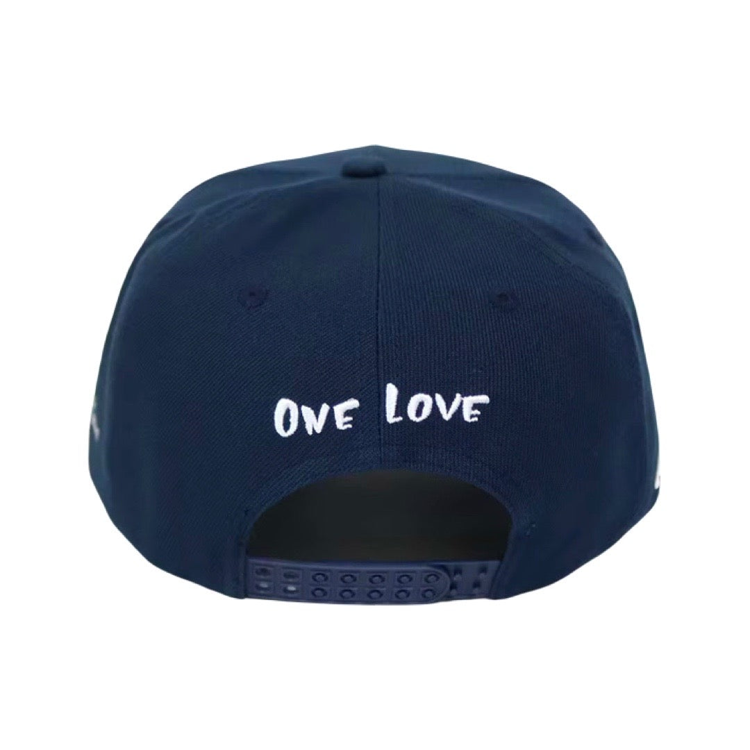 NY BUTTERFLY SHINY CAP - NAVY