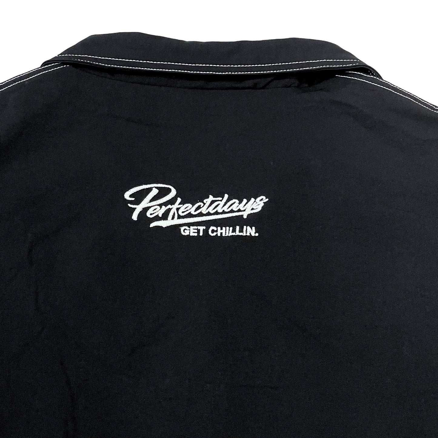 NYLON STRETCH SHIRT - BLACK