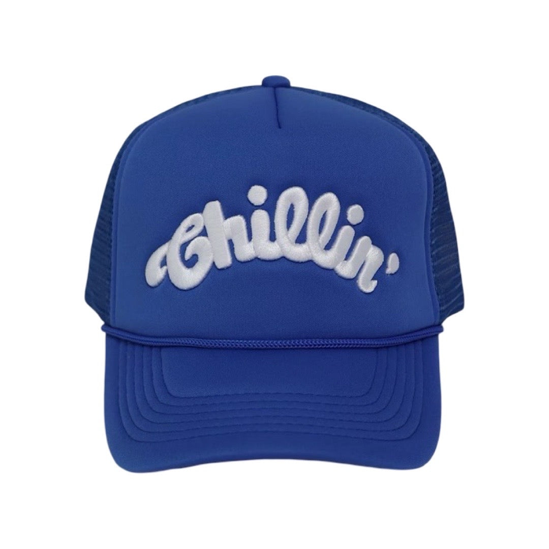 LOGO 5PANEL MESH CAP - BLUE