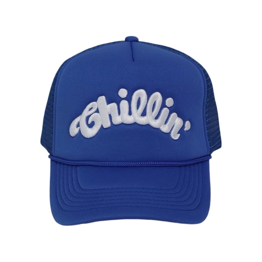 LOGO 5PANEL MESH CAP - BLUE
