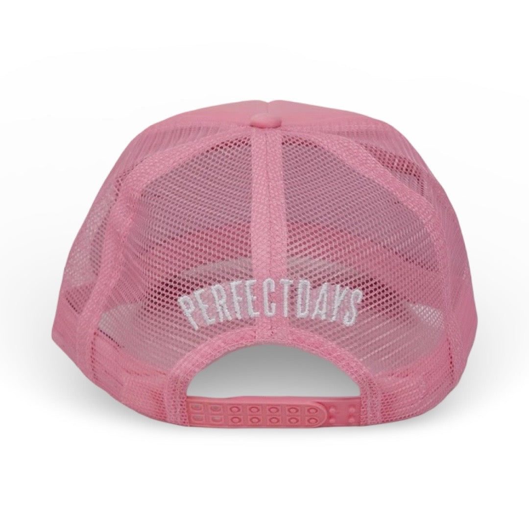 LOGO 5PANEL MESH CAP - PINK