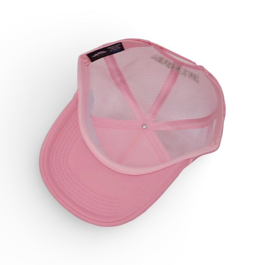LOGO 5PANEL MESH CAP - PINK