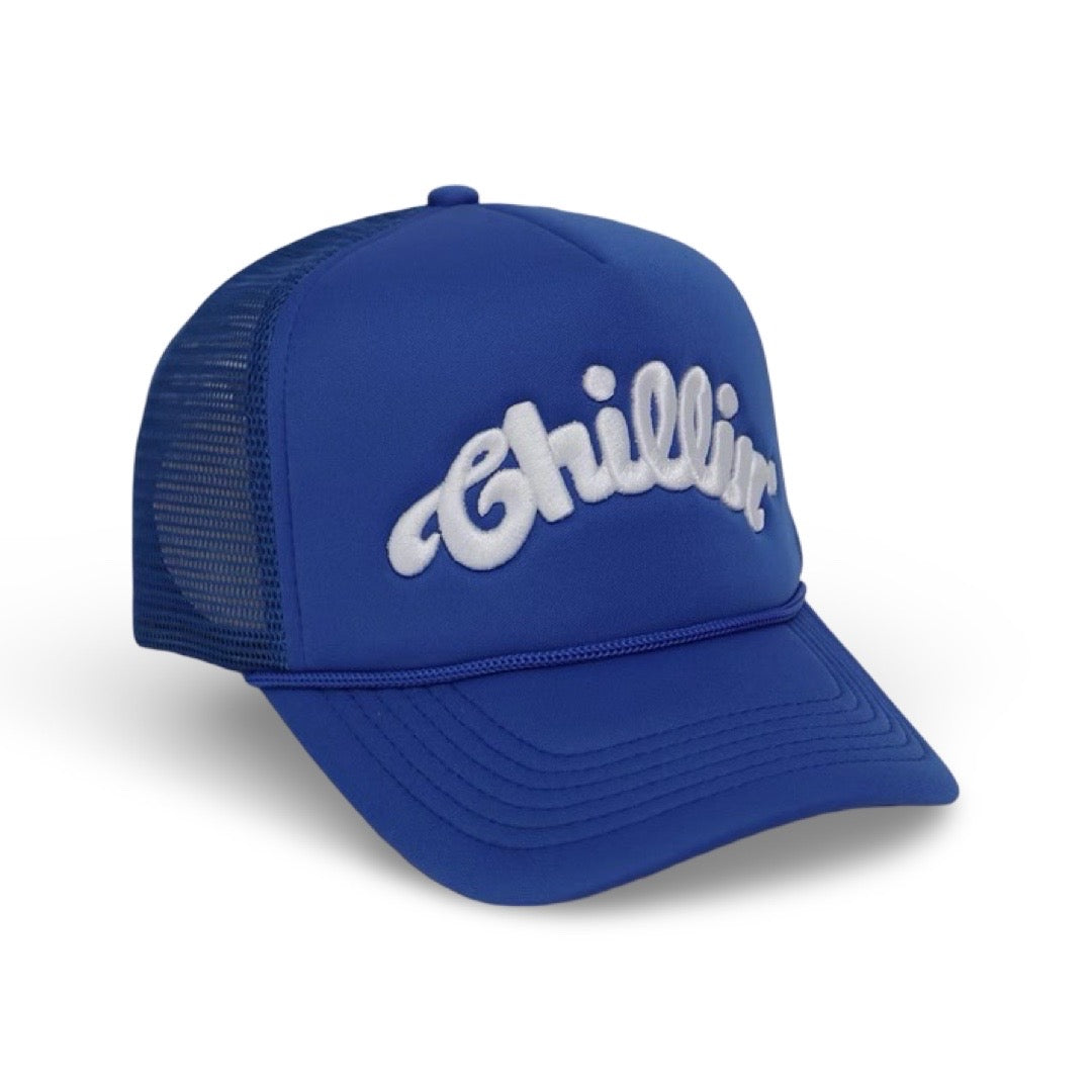 LOGO 5PANEL MESH CAP - BLUE