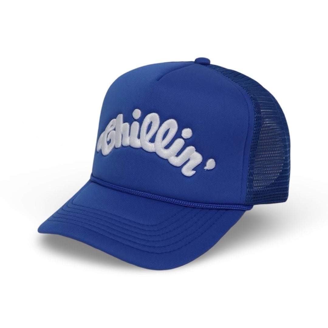 LOGO 5PANEL MESH CAP - BLUE