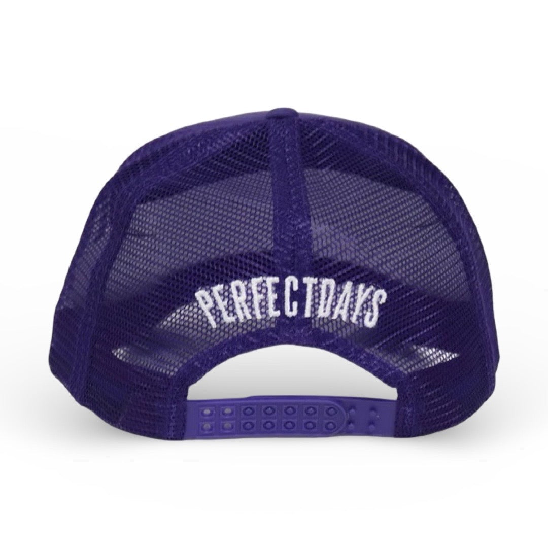 LOGO 5PANEL MESH CAP - PURPLE