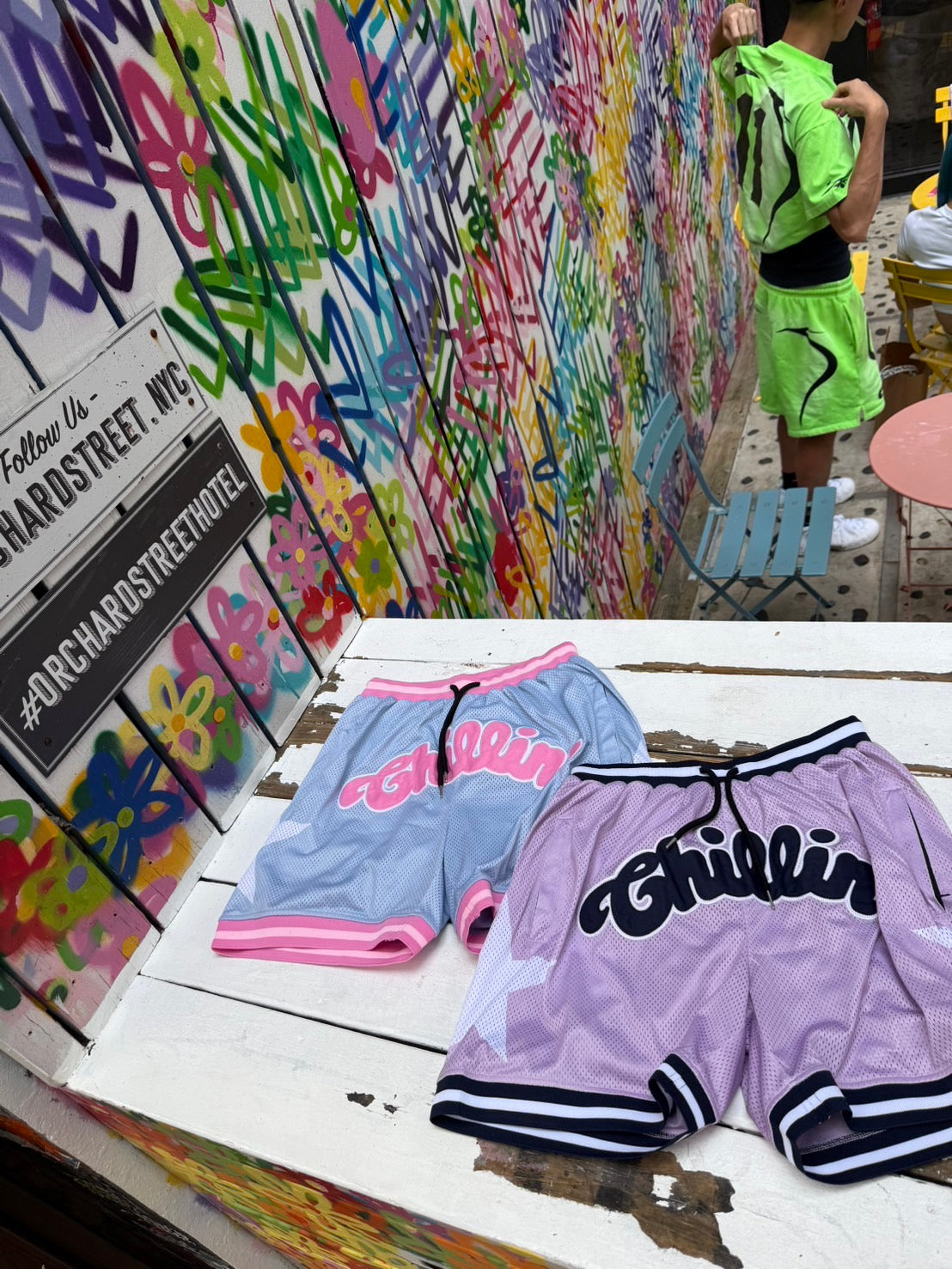 BASKETBALL STAR SHORTS - PURPLE / NAVY