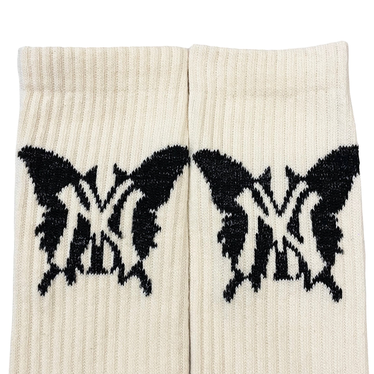 NY BUTTERFLY SOCKS - BLACK