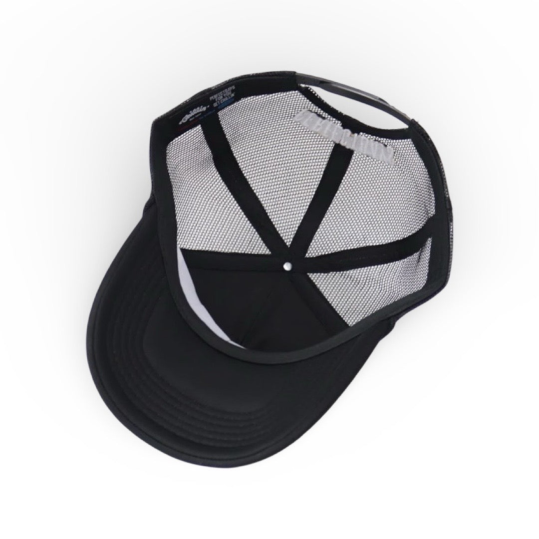 LOGO 5PANEL MESH CAP - BLACK