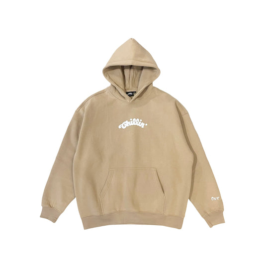 MINI LOGO HOODIE - BROWN