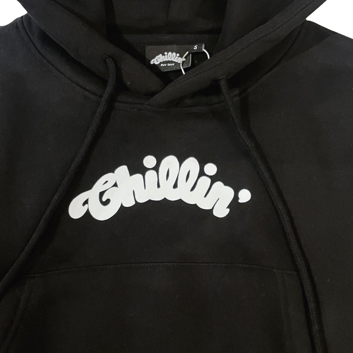Women's MINI LOGO HOODIE - BLACK