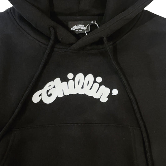 Women's MINI LOGO HOODIE - BLACK