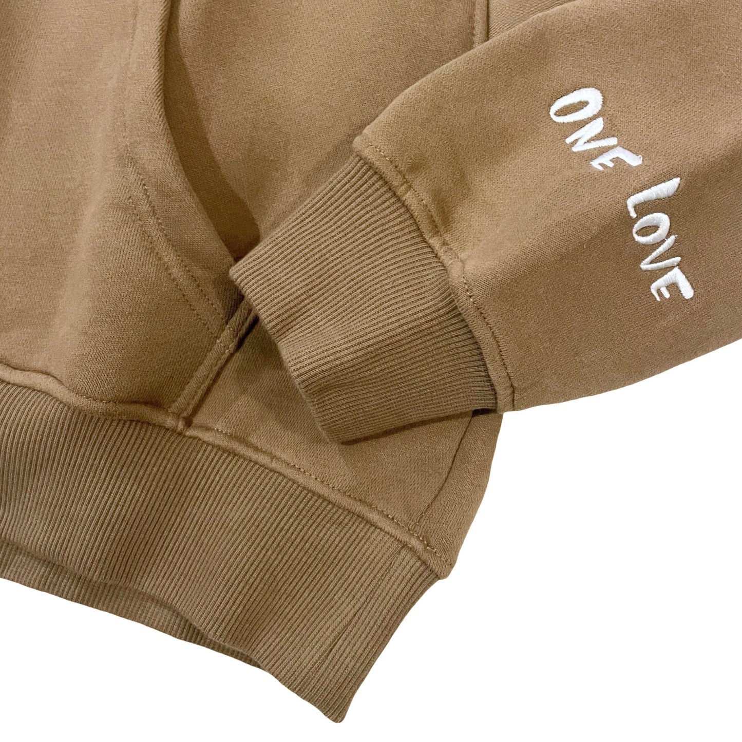 Women's MINI LOGO HOODIE - BROWN