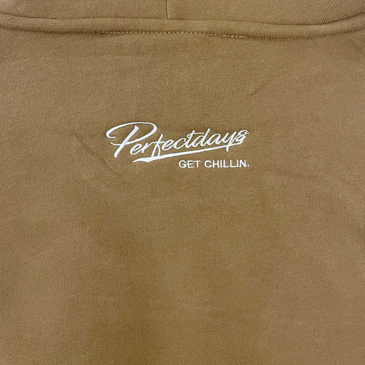 Women's MINI LOGO HOODIE - BROWN