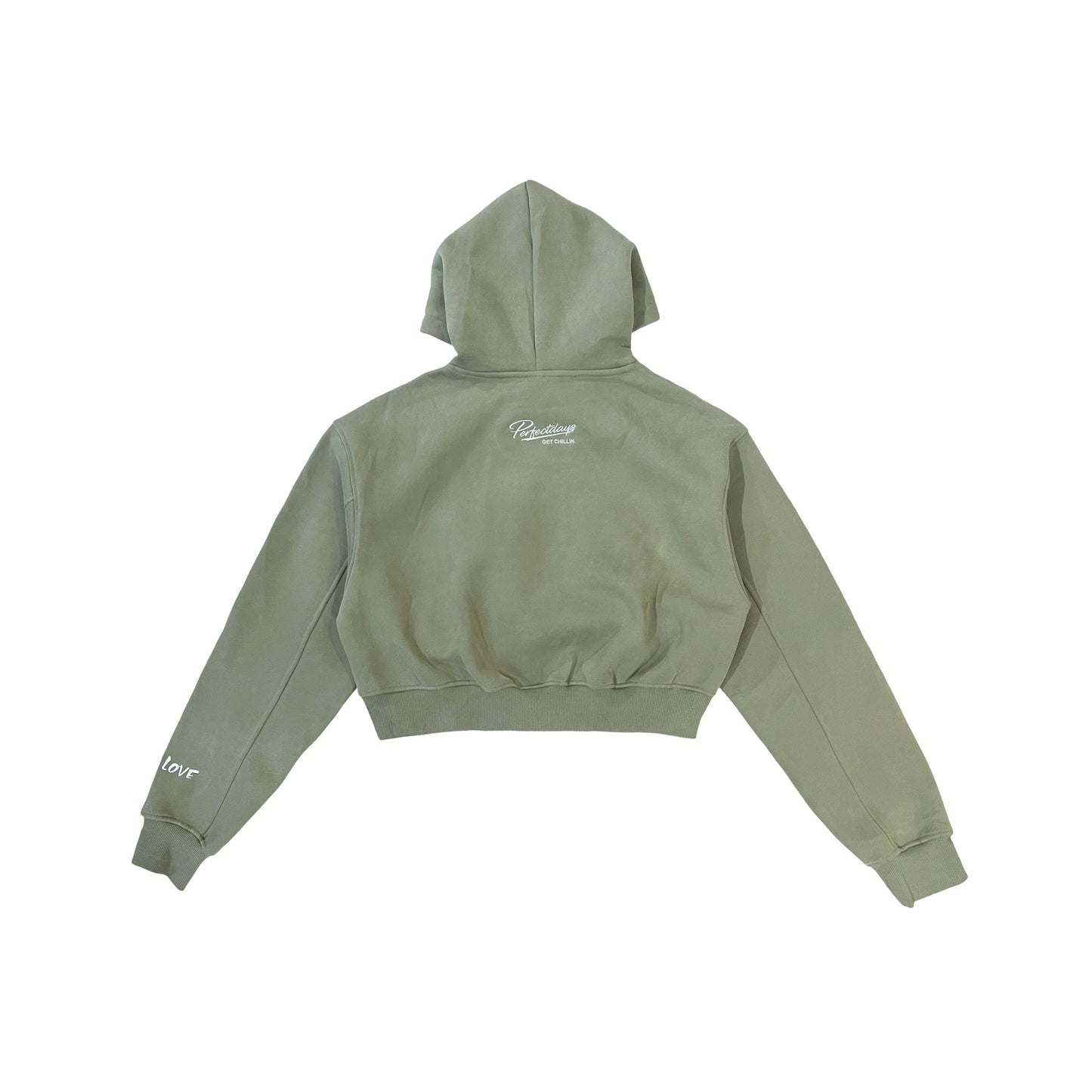 Women's MINI LOGO HOODIE - OLIVE