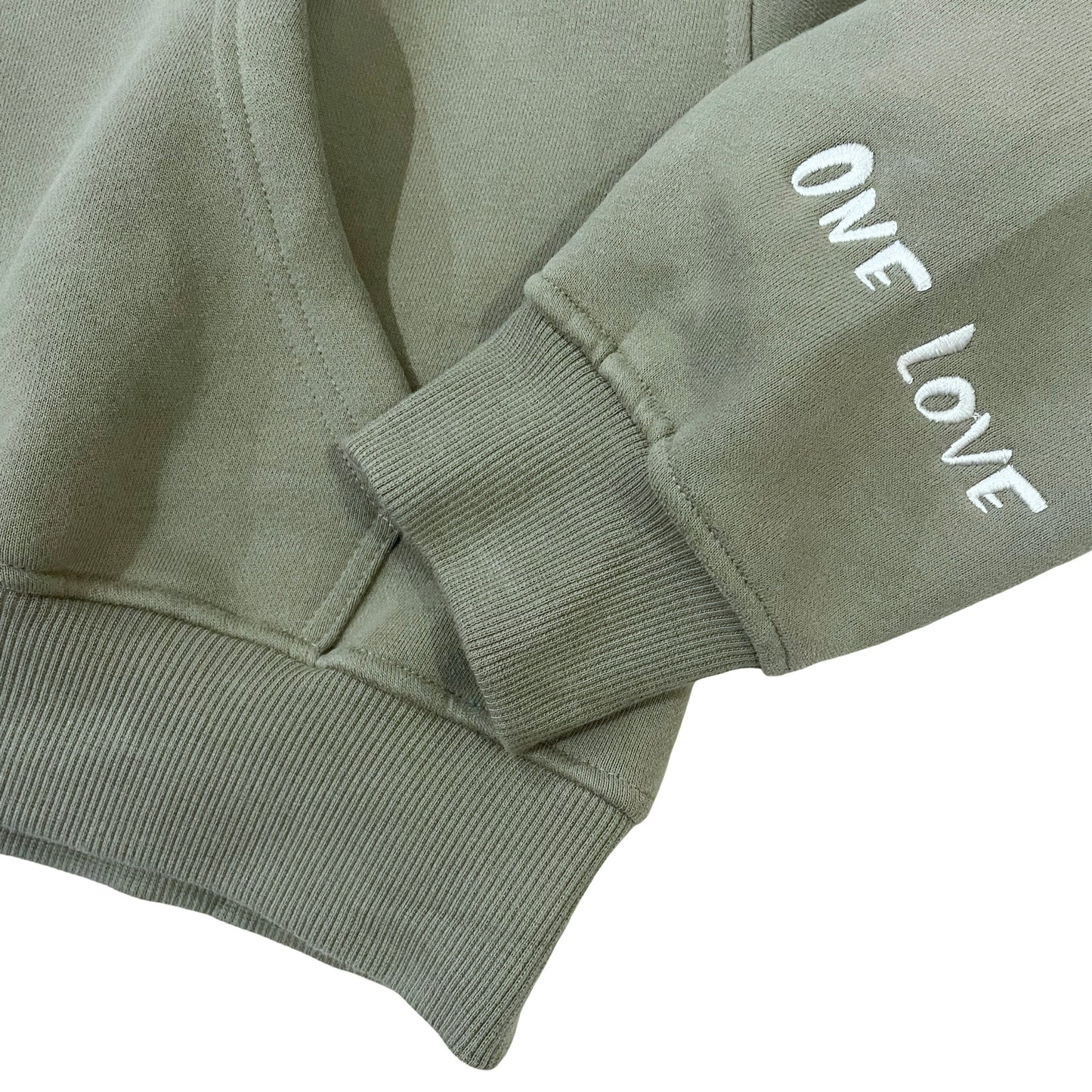 Women's MINI LOGO HOODIE - OLIVE