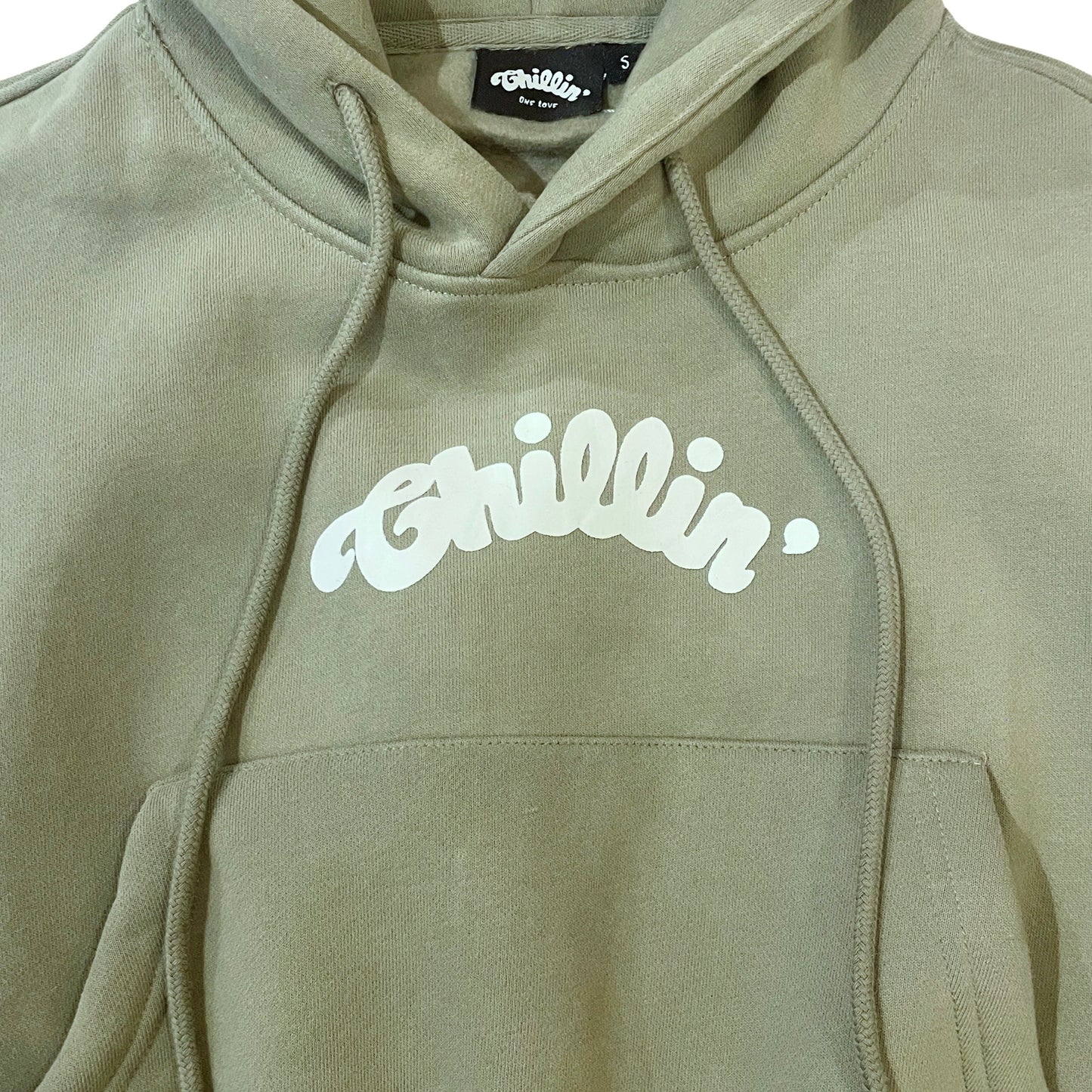 Women's MINI LOGO HOODIE - OLIVE