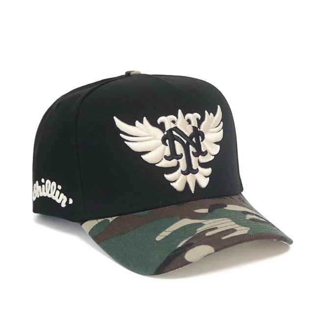 EAGLE CAP - BLACK / CAMO