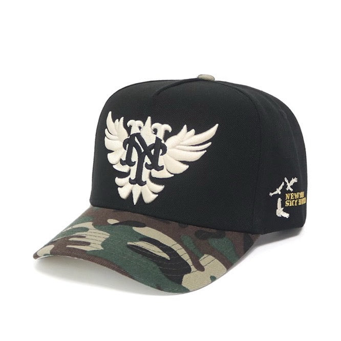 EAGLE CAP - BLACK / CAMO