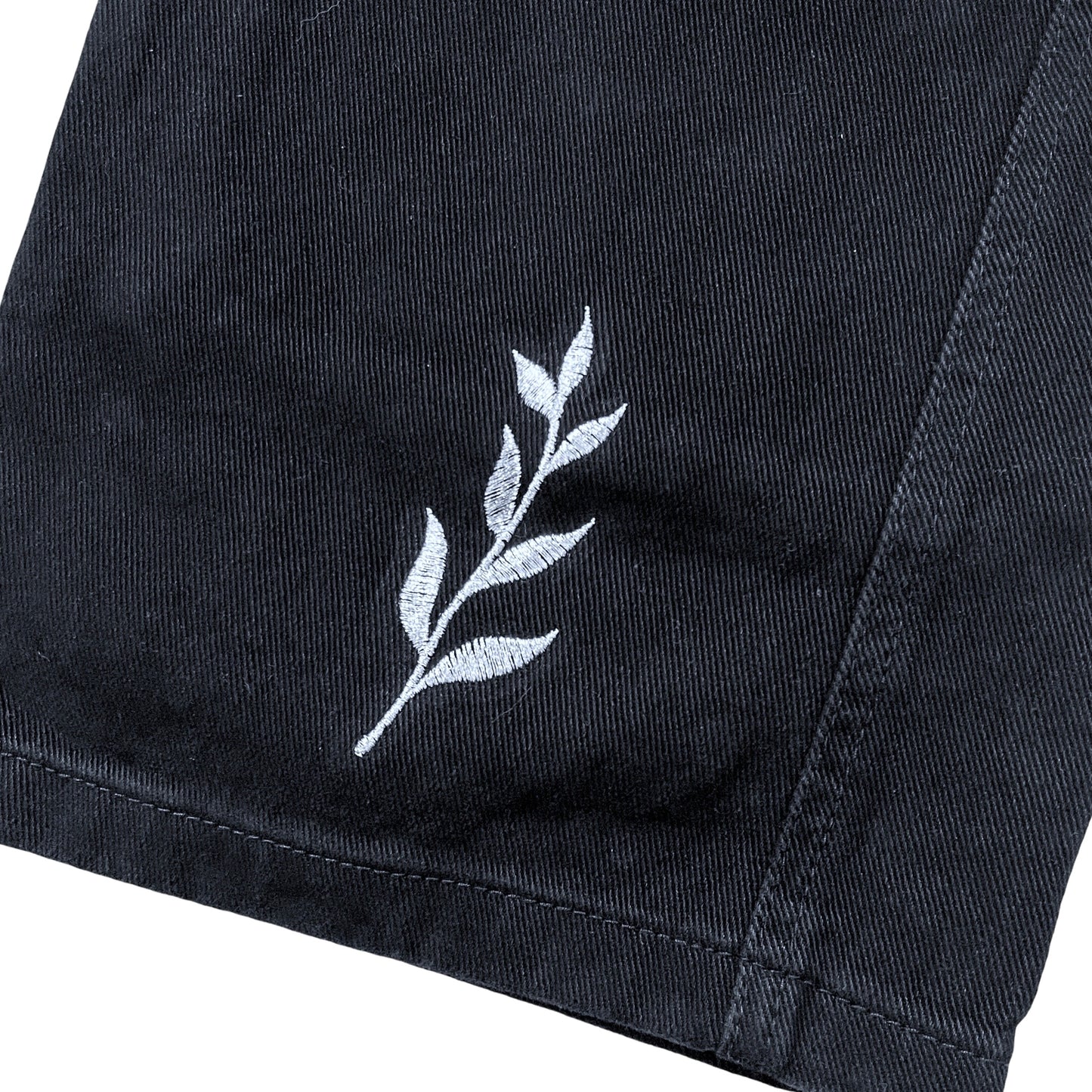 BLACK CARGO DENIM PANTS