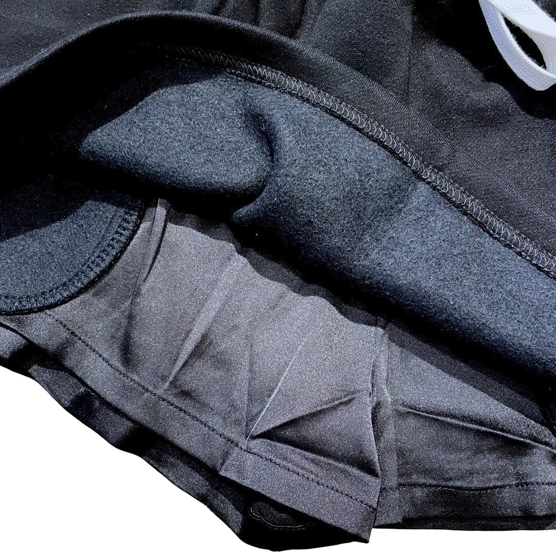 SWEAT SKIRT - BLACK