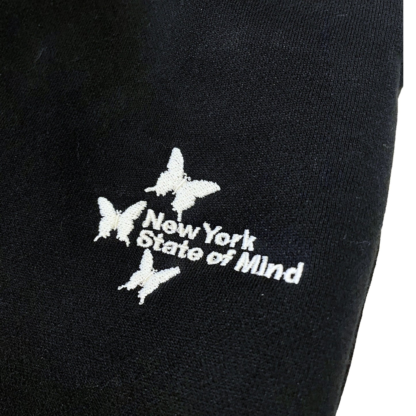 NY BUTTERFLY SWEATSUIT SET - BLACK