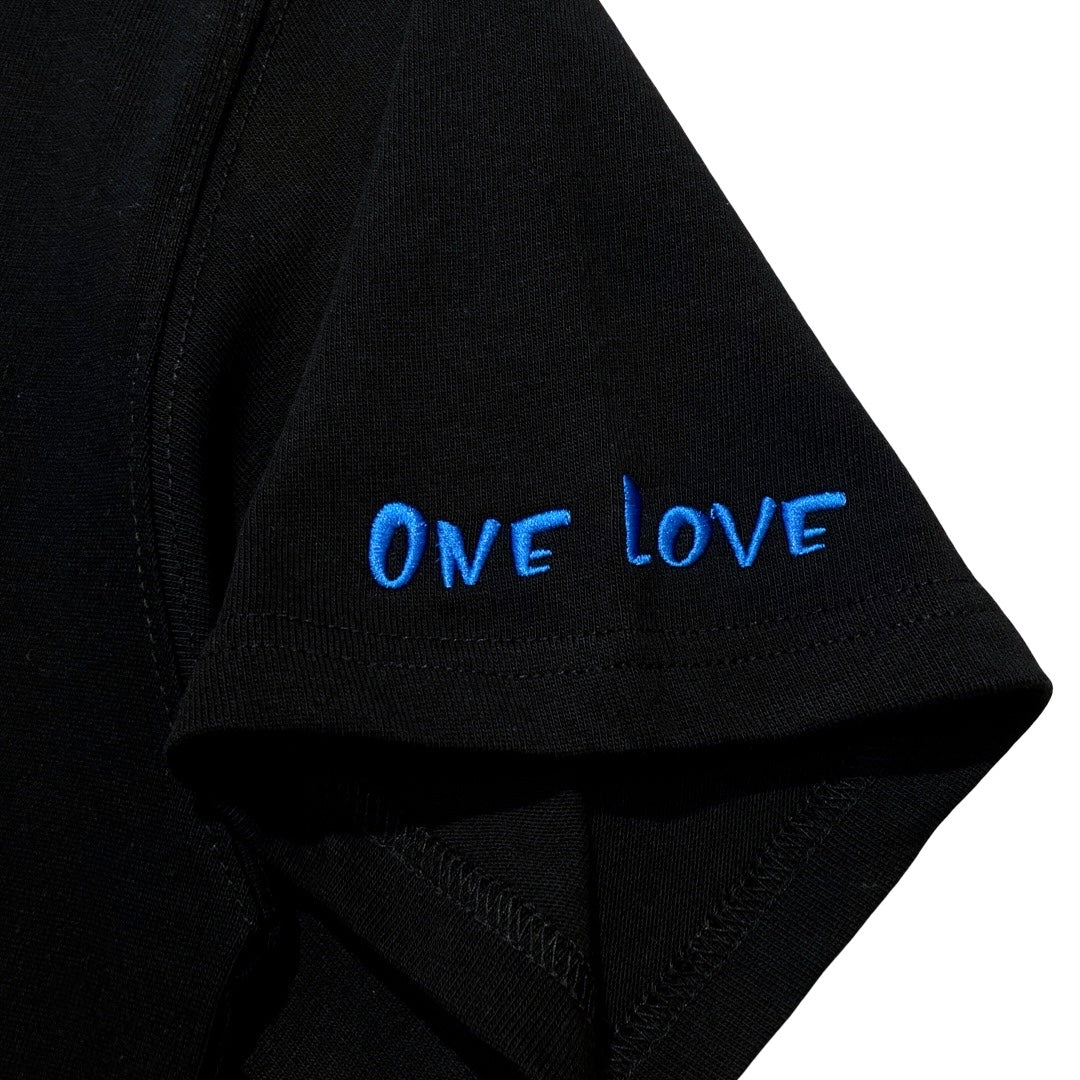 BIG LOGO BUTTERFLY S/S TEE - BLACK / BLUE