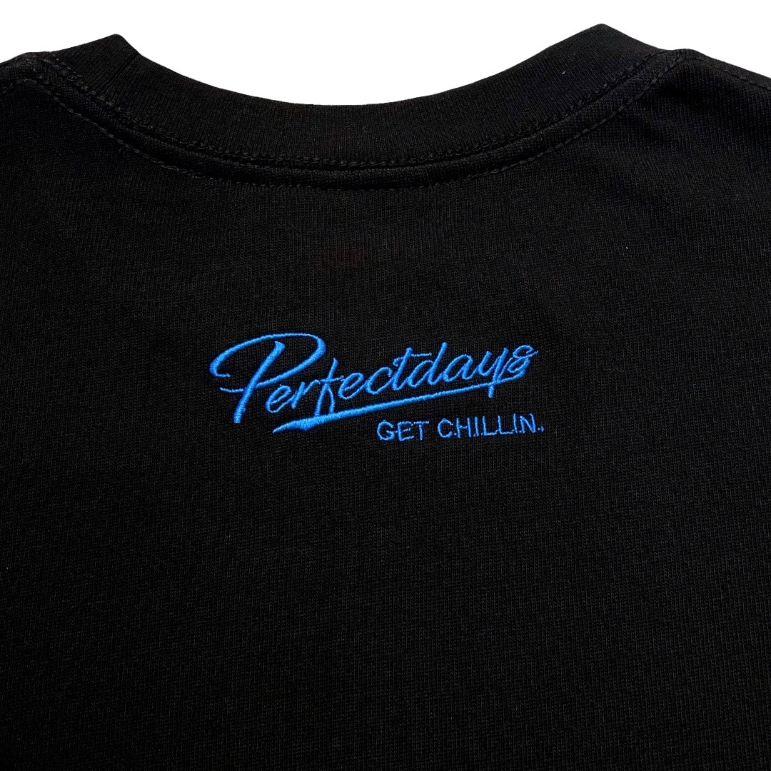 BIG LOGO BUTTERFLY S/S TEE - BLACK / BLUE