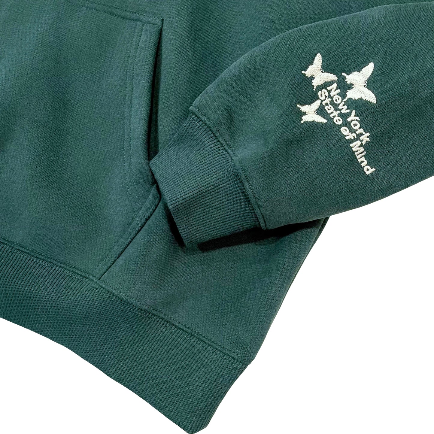 NY BUTTERFLY HOODIE - GREEN