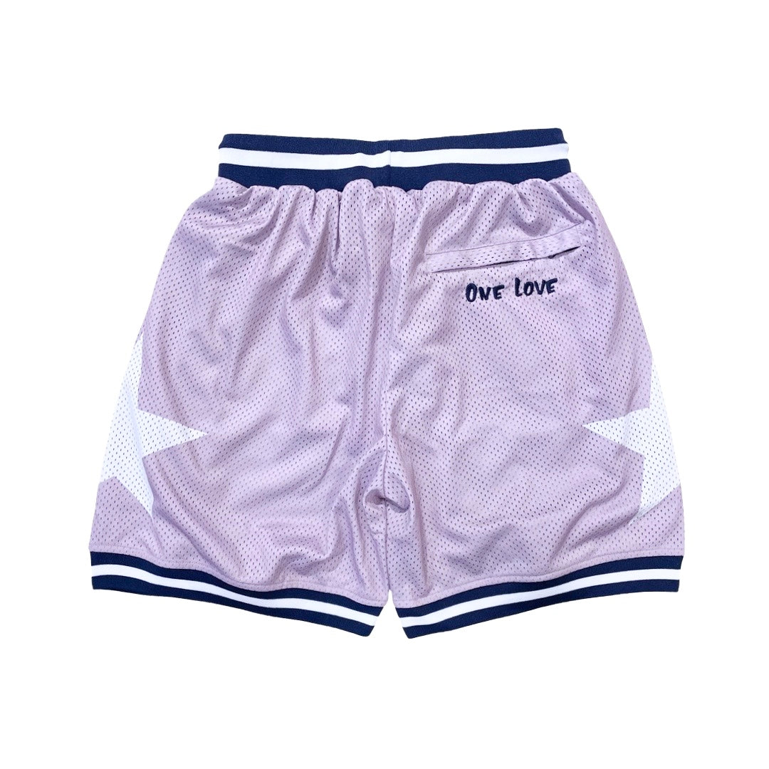 BASKETBALL STAR SHORTS - PURPLE / NAVY