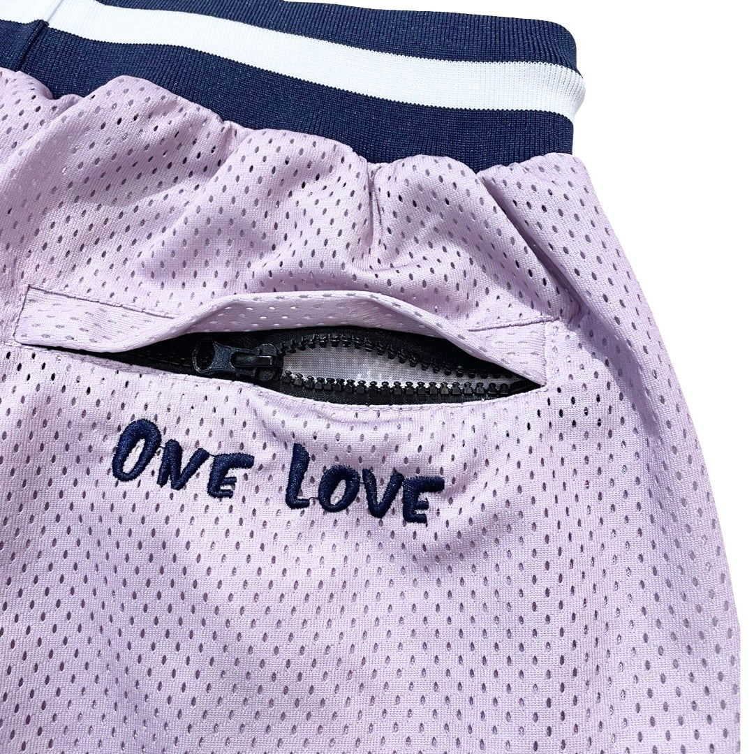 BASKETBALL STAR SHORTS - PURPLE / NAVY