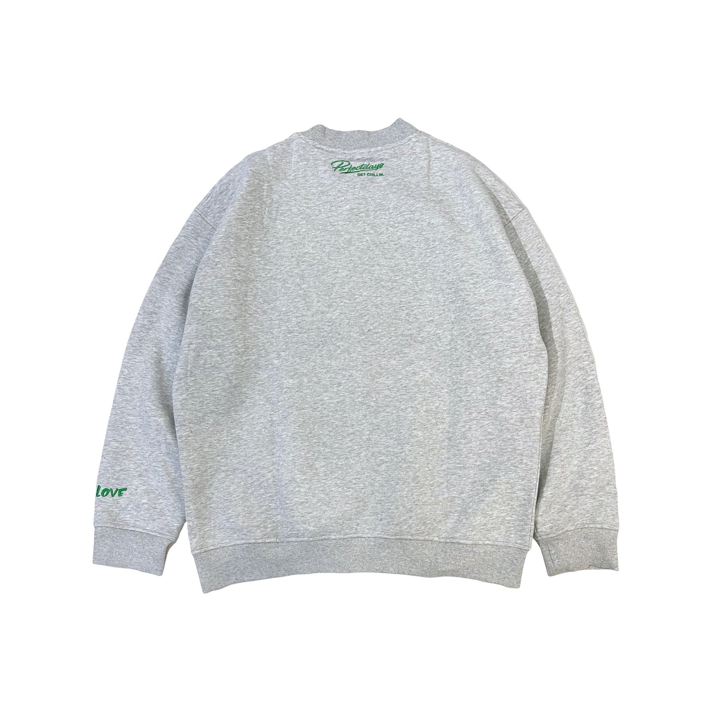 CHILLIN' × Castle Records -"MUSIC LOVER" CREWNECK - GREY