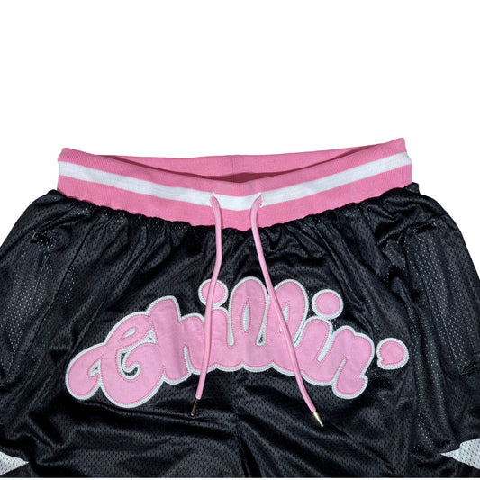 BASKETBALL STAR SHORTS - PINK