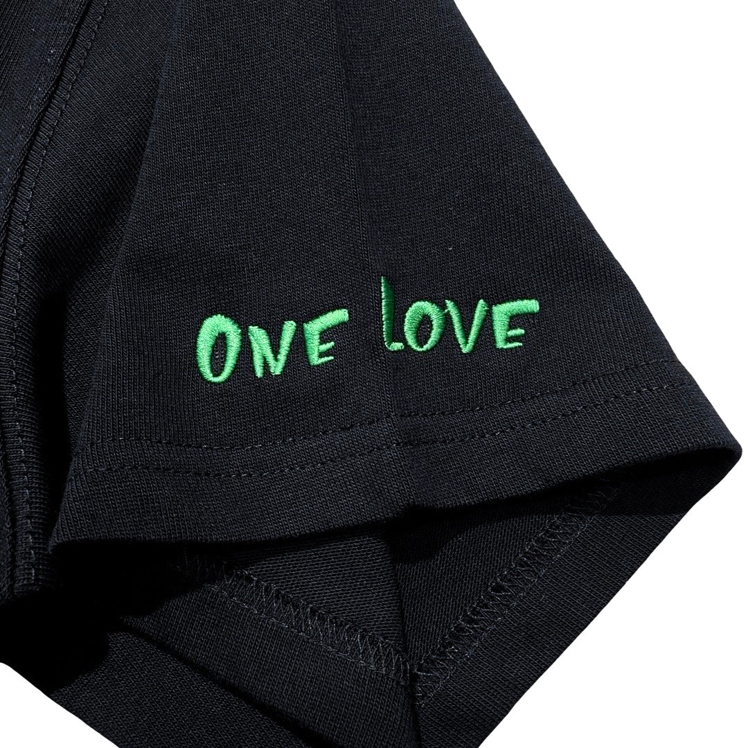 CHILLIN' × Castle Records - "MUSIC LOVER" S/TEE - BLACK