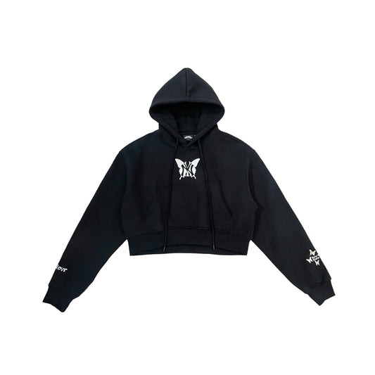 Women's NY BUTTERFLY HOODIE - BLACK